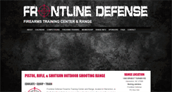 Desktop Screenshot of frontlinedefenseusa.com